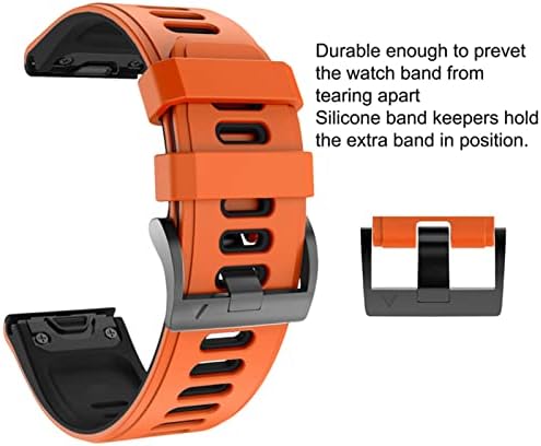 Czke Smart Watch Band Strap За Garmin Fenix 6 6X 7X 7 5X 5 5S 3 3HR Ferrunner 935 945 Ремен За Брзо Ослободување Силиконски 22 26mm Ремен