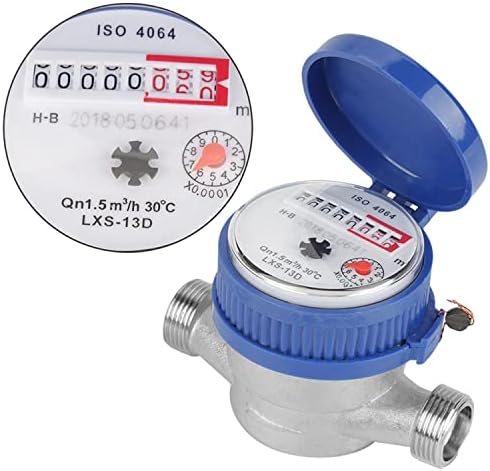 Xixian 15mm 1/2 инчи Интелигентен мерач на вода домаќинство Механички ротор тип на ладна вода покажувач Дигитален дисплеј комбинација на