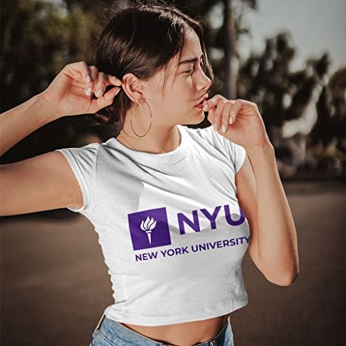 Mirtенска исечена маица на Универзитетот во Yorkујорк - врвот на културата на NYујорк - кул кошула за графички култури за земјоделски
