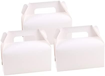 Оперитакс 24 парчиња Пакување Контејнер За Торта Картонски Кутии За Колачиња Украс Кутија За Подароци Со Хартија За Прозорци