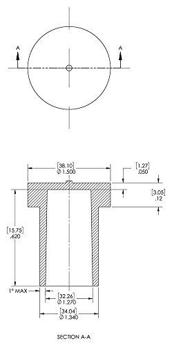 CAPLUGS QAS13842BQ1 Пластичен електричен конектор за прашина капа AS138-42B, PE-LD, исполнува SPECIFICE AEROSPACE SAE AEROSPACE AS85049/138. Погледнете цртеж, црно