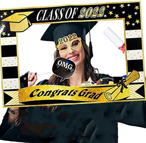 Декоративен фото реквизит Преносен фото -фото -реквизит Интересно дипломирање за дипломирање на дипломирање 2022 Декорации за дипломирање