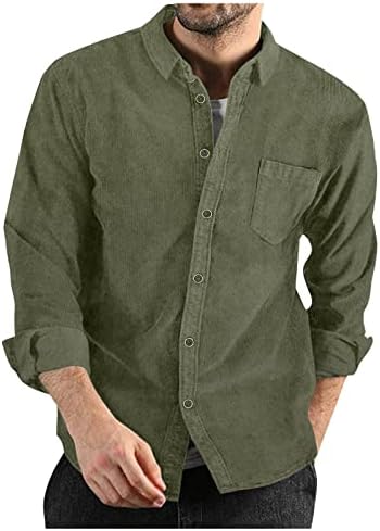 Машка Шерпа наредена со капена карирана јакна од кошула, машка целосна поштенска тешка измиена солидна памучна кошула Jacак на отворено