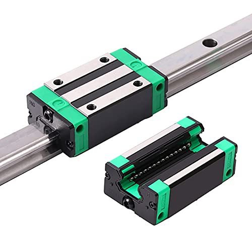 MSSOOMM SQUARE LINEAR GUIDEWAY RAIL HGH65-48.03 INCH / 1220MM +2PCS HGH65 - Калифорнија за лизгање на вагон за вагон, линеарно комплет за шипки за движење за CNC и DIY проект