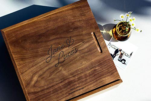 Романтична скрипта Големо дрво Персонализирано кутија за чување [Персонализирани сопствени подароци, годишнина, свадба, бебе, меморија]