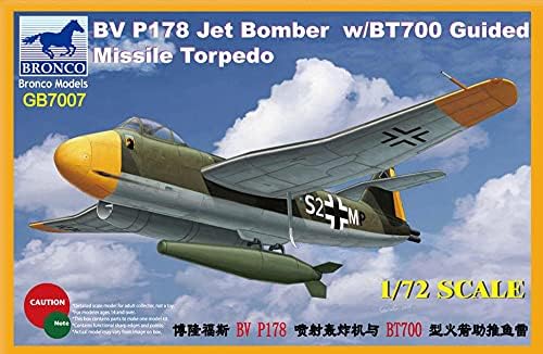 Модели на Бронко 1/72 Blohm & Voss BV P178 Torpedo Jet Bomber W/LTF5B Torpedo