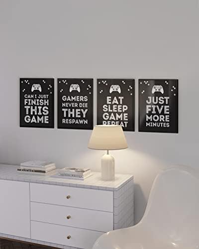 Постери за игри Haus and Hues за гејмерски простории за декор Xbox, постери за игри, украси за игри и украси за видео игри | Декор на гејмер
