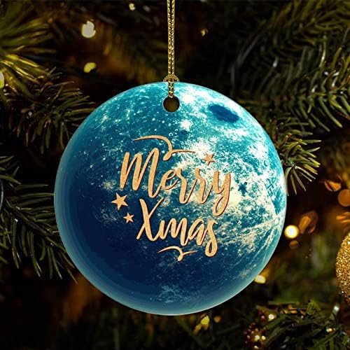 Божиќни украси за соларни системи планети керамички украси подароци украси галакси едукативни новогодишни елки што висат украси сувенири