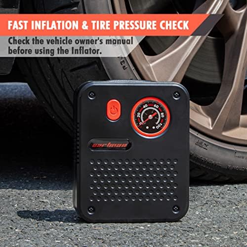 Одобрена точка за предупредување на картонот, и преносен инфлатор на гуми за воздушни компресори за вонредна состојба на патот