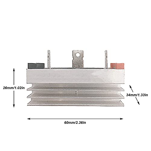 E-Outate QL50A Bridge Rectifier 50A 1000V 4Pin Diode Еднофазен мост со загревање за генератор