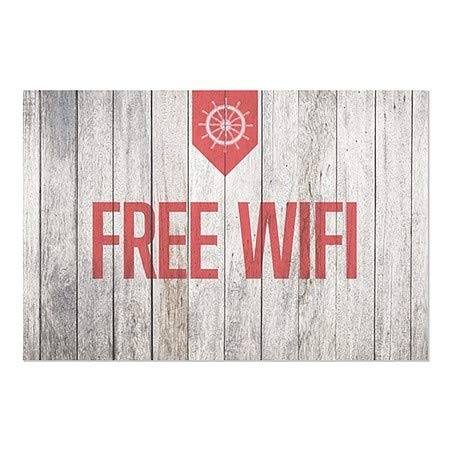 CGSignLab | Слободен WiFi-Наутичко ДрвоПрозорец Прицврстување | 27x18