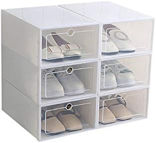 Водоотпорен кабинет за чевли на ZRSJ, 6 кутии за складирање на дебели чевли, транспарентни и издржливи кутии за складирање на чевли