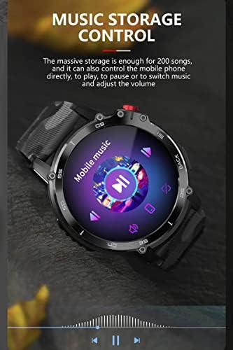 Воен паметен часовник на отворено Bluetooth Повик за отчукувањата на отчукувањата на отчукувањата на срцето 1.6 екран на допир