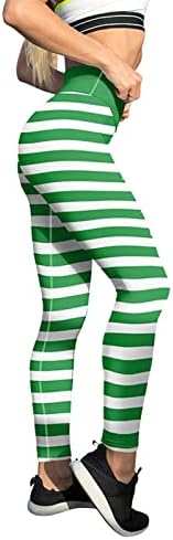 Плус Големина Јога Панталони ЗА Жени 3Х Панталони За Подигнување Задник Зелени Падистри Женски Пилатес Добар Печатење Женски Панталони