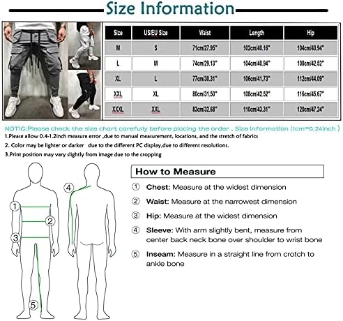 Преголеми панталони со карго џогери, џогери, стилски џогери мажи поштедуваат цврсти вклопувања на отворено
