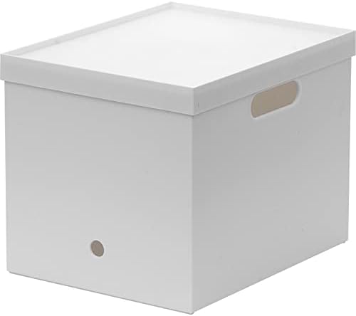 WRVCSS Пластична кутија за складирање густа макара со рачка за капаци за завршување на кутијата за складирање на кутии за датотеки