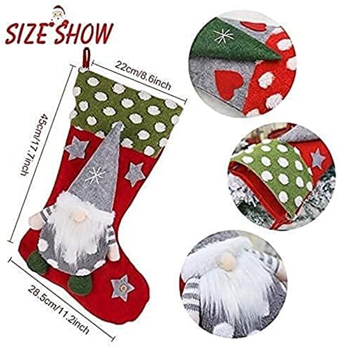 Алемо Хуангксинг - Божиќно појавување чорапи за кукли божиќни бонбони торбичка вреќа за вреќи со приврзоци Божиќни чорапи креативни