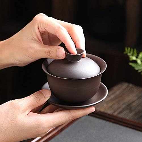 TWDYC KUNG FU TEA SET чајник рачно изработен пурпурен глинен чај чаша сет, zisha керамички кинески церемонија на чај