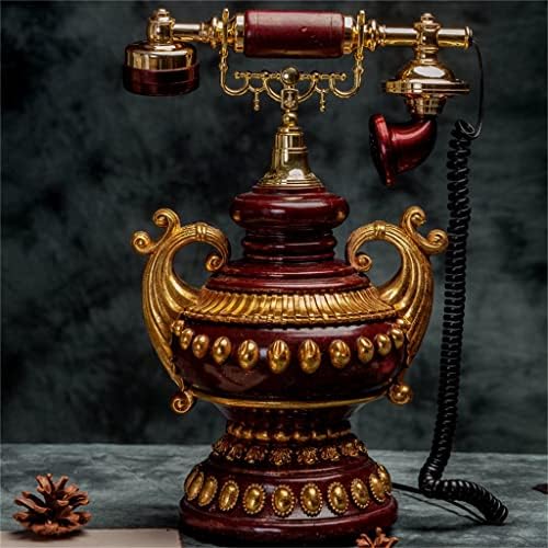 ЗЈХИХ Европска Ретро Телефонска Ламба Антички Домашен Моден Жичен Фиксен Дневна Соба Украсни Украси На Личноста
