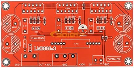 LM3886 X3 150w паралелен едноканален засилувач на моќност пхб