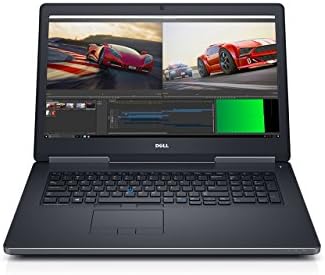 Dell Прецизност 7720 Xeon E3-1505M v6 X4 3GHz 16GB 512GB SSD 17.3 UHD IPS Тесен Граничен Лаптоп Windows 10 Pro