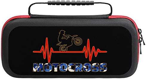 Мотокрос прекинувач за пулсот на пулсот на срцето за носење на куќиште со тврда обвивка за торбичка со 20 кертриџ за игра