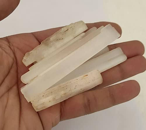 Sharvgun White Selenite Chakra Balancing Stick Stick Healing Gemstone Crystal Therapy сет од 2
