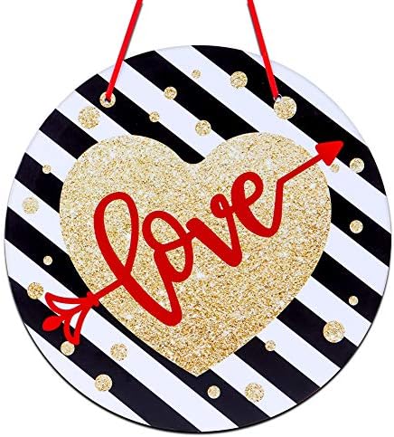 СИКОХОМ Декор На Вратата На Денот На Вљубените, 10 Знаци За Виси На Срцевиот Ѕид, Украси На Вратите На Денот На Вљубените За Свадбена