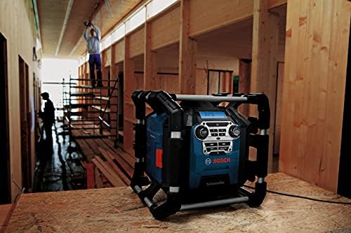 Bosch GPB18V-5CN 18V JobSite радио со Bluetooth® 5.0 и електроцентрала, црна