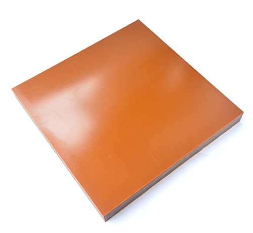 Црвена бакелит фенолна ламинирана плоча со плочи од плоча 20x200x200mm PCB што се користи во електрични и електронски тела,