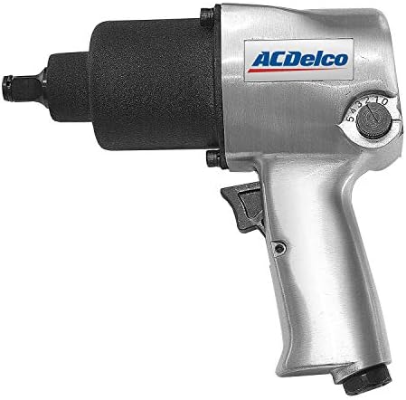 ACDELCO ANI405A Heavy Duty Twin Hammer ½ ”500 ft-lbs. 5-брзински пневматски комплет за алатки за клуч за удар