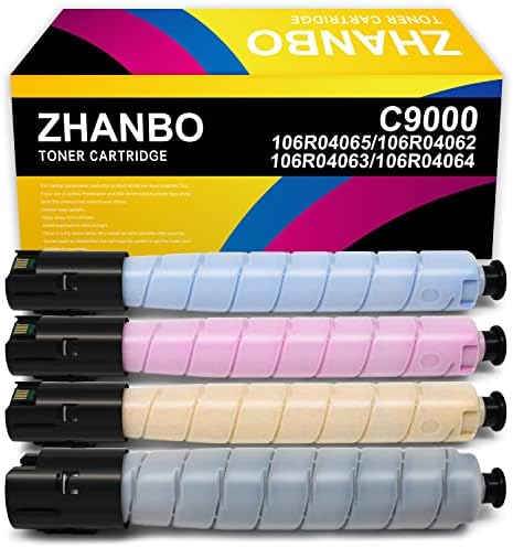 Zhanbo 106R04065 106R04062 106R04063 106R04064 Повторно воспоставена замена на касетата со тонер C9000 C9000 за печатачот Xerox Versalink C9000