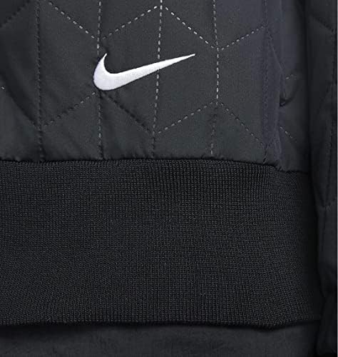 Nikeенска женска спортска облека најважните елементи ватирана ткаена јакна, црна