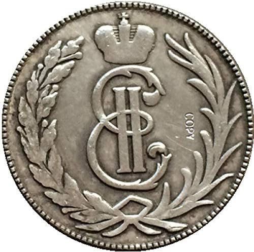 Предизвик монета Руски монети 15 Копек 1764 копија 22 мм Колекција на подароци за копирање на монети