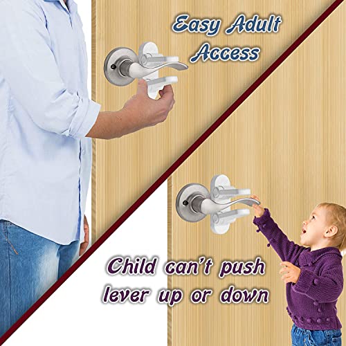 [Надградба] 1 Пакувајте го заклучувањето на рачката на вратата на вратата, заклучувањето на вратата на децата спречува мали деца