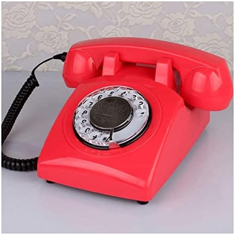 Fildline телефонски телефонски фиксни ретро -антички стил Ротари телефонски фиксни телефонски телефон V.