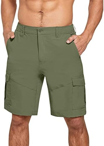 Кратки шорцеви за мажи со карго маскирна шорцеви Машки печатени џебови Обични мулти машки панталони