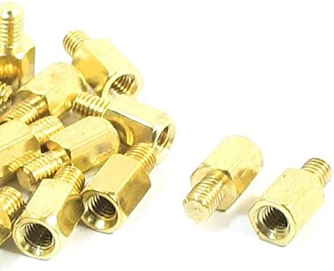 Делови на алатки Occus Hot 20 PCS PC PCB Mathernboard Brass Standoft Hexagonal Spacer M3 6+4mm