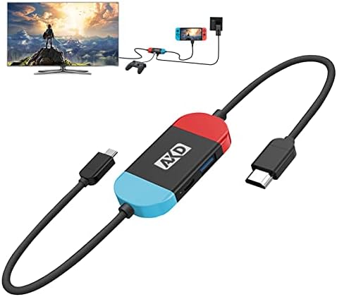 Mini Switch Dock for Nintendo, преносна ТВ-докинг станица замена за Nintendo Switch Dock со HD и USB порт, погоден за патна