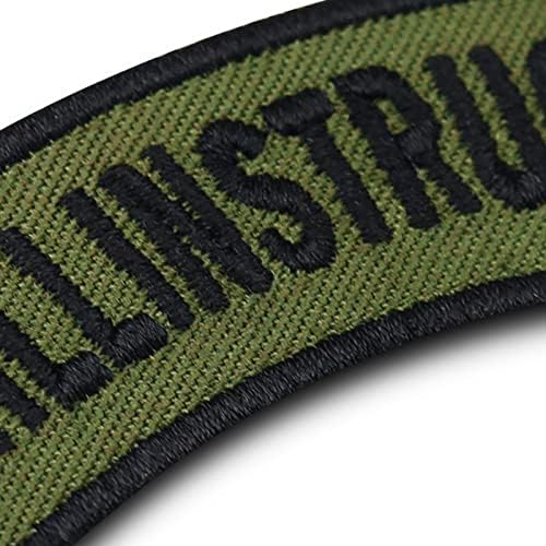 Тактички морал лепенка „Грилинструктор“ Воена воена армија на лепенки налепница за воена облека | Тактички морал ткаенина Апликација