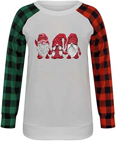 Божиќна кошула на Narhbrg Unisex 3D Relistic за мажи Cool Graphic Classic Classic Classic Classic gryly ирваси, божиќна кошула