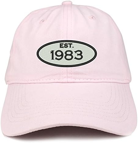 Трендовски продавница за облека основана 1983 година извезен 40 -ти роденденски подарок мека круна памучна капа