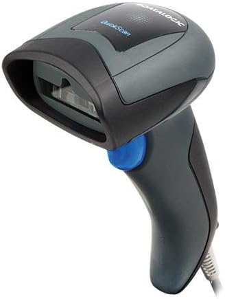 Datalogic Scanning QD2131-BKK1S QuickScan I QD2131 Рачен скенер за баркод, 1Д линеарен сликар, кабел/штанд комплет, USB, црна