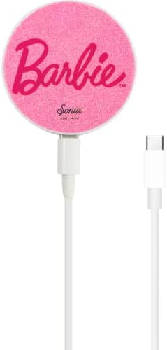 Sonix X Barbie Charger компатибилен со Magsafe за iPhone 14, iPhone 13, iPhone 12 серија | Брз безжичен полнач x 6.5ft кабел | Совршено розова