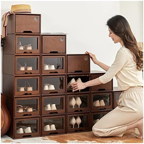Jtwmy цврсто дрво чевли кабинети за чорап кутија мебел за шифрирање на чевли за чевли, луксузна фиока за складирање, кутии за складирање
