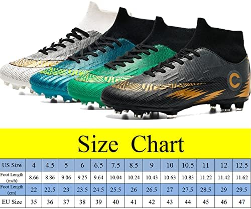Фудбалски фудбалски фудбалски фудбалски фудбалски фудбалски чевли со високи врвни момчиња на отворено во затворено фудбалски фудбал