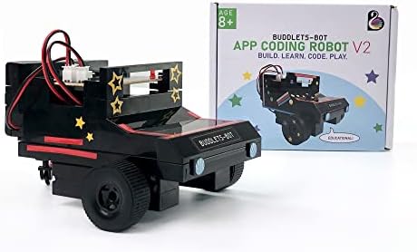 Buddlets -Bot Robot Robot Toy Kit за деца на возраст од 8-12 години - роботски играчки за кодирање на STEM за почетници - Инженерски