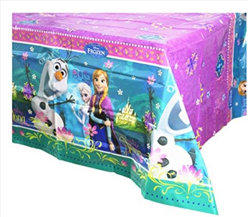 1 пакет украси со тематска забава за роденденска забава - пластично чаршав за раст на принцезата за еднократна употреба | 71,25 x51.96 ”,