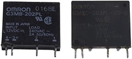 Реле за цврста состојба ESAAH G3MB-202PL DC-AC SSR во 12V DC OUT 240V AC 2A