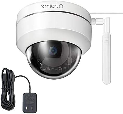 Chmarto 2K HD Dome PTZ безжична безбедносна камера со автоматско следење и аудио, камерата за надзор на внатрешно/отворено WiFi работи самостојно или со NVR, снимајте на SD карти?